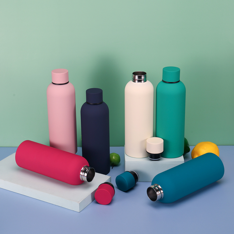 Double Wall Stainless Steel Drinkware 350ml 500ml 750ml 1000ml Eco Friendly Vacuum Flask Gym Sports Insulated Water Bottle