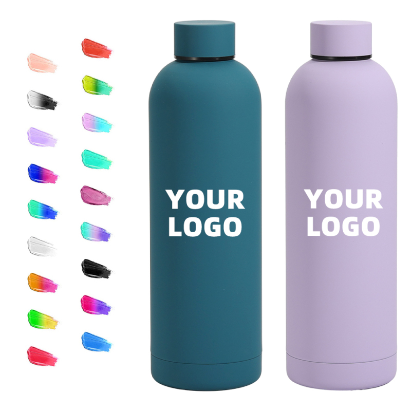 Double Wall Stainless Steel Drinkware 350ml 500ml 750ml 1000ml Eco Friendly Vacuum Flask Gym Sports Insulated Water Bottle