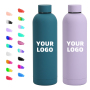 Double Wall Stainless Steel Drinkware 350ml 500ml 750ml 1000ml Eco Friendly Vacuum Flask Gym Sports Insulated Water Bottle