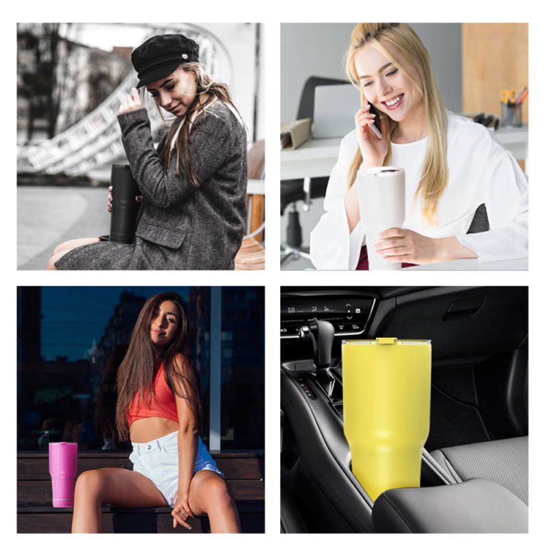 Wholesale Reusable Custom Logo 18/8 Stainless Steel Bottom Speaker Car Tumbler
