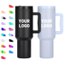 Wholesale Travel Double Wall Stainless Steel Tumbler Cup With Handle