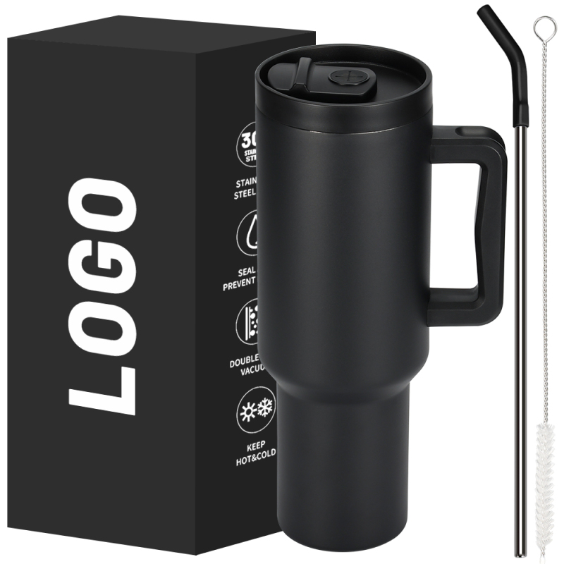 Wholesale Travel Double Wall Stainless Steel Tumbler Cup With Handle