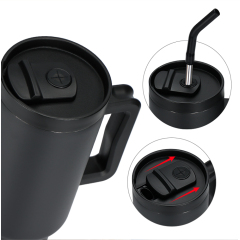 Wholesale Travel Double Wall Stainless Steel Tumbler Cup With Handle