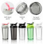 Unisex 500ml Workout Blender Shaker Bottles Custom Logo Gym Protein Shakers Travel Direct Drinking