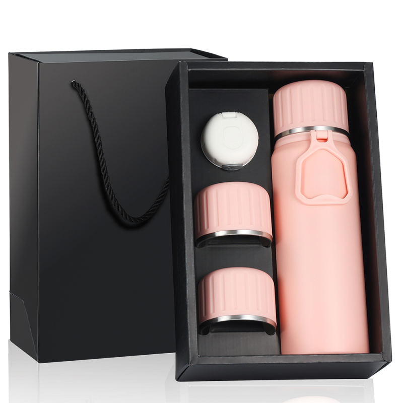 Wide Mouth Vacuum Flask Gym Water Bottle Insulated Bottle Custom logo with New Wide Handle Straw Lid