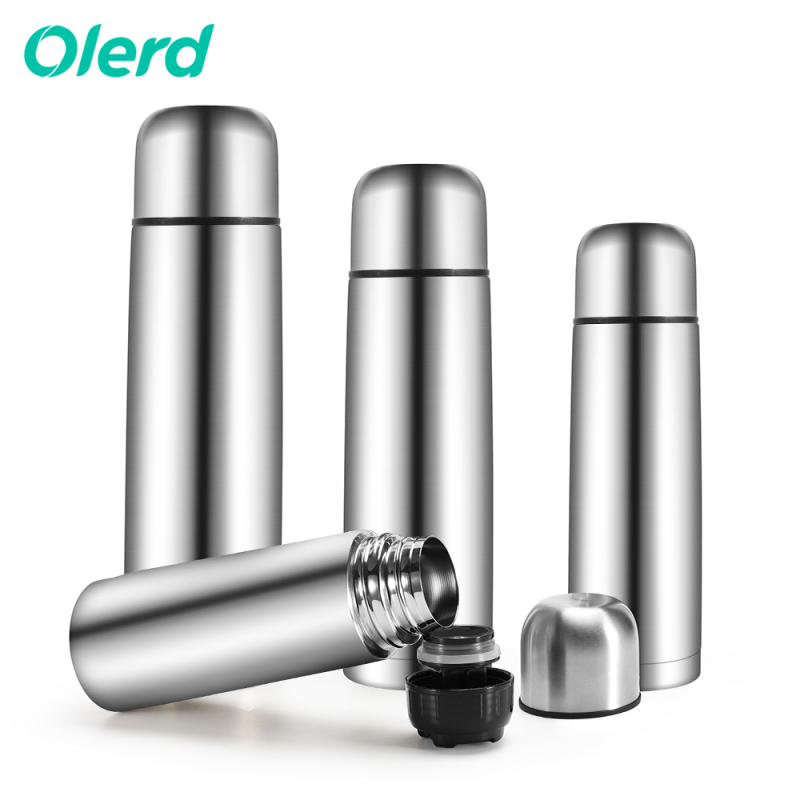Wholesale Classical Bullet Stainless Steel Water Bottle Double Wall SS304 Vacuum Flask Insulated Thermos