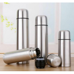 Wholesale Classical Bullet Stainless Steel Water Bottle Double Wall SS304 Vacuum Flask Insulated Thermos
