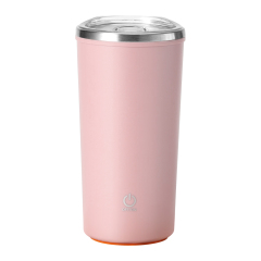 USB 400ML Rechargeable Portable Stainless Steel Stirring Mug Auto Mixing Coffee Cup With Stir Bar for Coffee Milk Tea