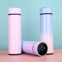 Travel Tumbler Smart LED Temperature Display Metal Insulation Water Bottles Thermos Stainless Steel Intelligent Vacuum Flask