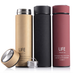Wholesale 500ml Custom logo Double Wall Stainless Steel Coffee Water Bottle Vacuum Flasks & Thermoses