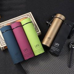 Wholesale 500ml Custom logo Double Wall Stainless Steel Coffee Water Bottle Vacuum Flasks & Thermoses