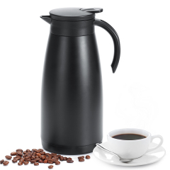 Good Quality Coffee Pot Thermal Coffee Carafe Double Wall Stainless Steel Water Bottle with Press Lid
