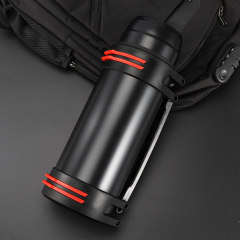 Travelling Flasks 2L 3L 4L 5L 6L Large Capacity Double Wall Vacuum Thermos with Handle Strap for Outdoor