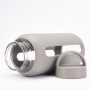New Design High Borosilicate Glass Travel Hiking Water Bottles with Silicone Sleeve