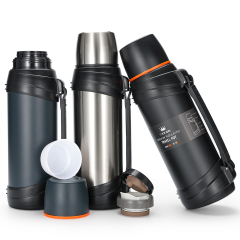 Stainless Steel Double Walled Sport Travel Thermos with Leakproof Lid