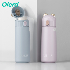OLERD Double Wall Thermo Modern Insulated Stainless Steel Thermal Water Bottle