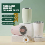 Stainless Steel Rechargeable Smart Cup Multi Functional Fitness Auto Magnetized Self Mug Auto Stirring Mixing Coffee Cup