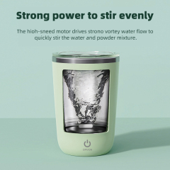 Stainless Steel Rechargeable Smart Cup Multi Functional Fitness Auto Magnetized Self Mug Auto Stirring Mixing Coffee Cup
