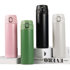 Wholesale Custom Bounce Lid Thermos Double Wall Stainless Steel for Office Students Outdoor Thermos