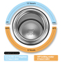Wholesale Custom Bounce Lid Thermos Double Wall Stainless Steel for Office Students Outdoor Thermos