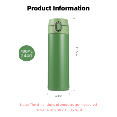 Wholesale Custom Bounce Lid Thermos Double Wall Stainless Steel for Office Students Outdoor Thermos
