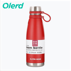 Wholesale Double Walled Vacuum Cola Shape Thermos Flask  Stainless Steel Insulated Water Sports Bottle
