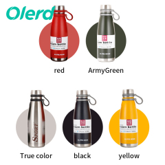 Wholesale Double Walled Vacuum Cola Shape Thermos Flask Stainless Steel Insulated Water Sports Bottle