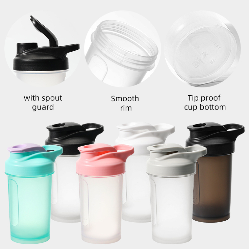Wholesale 10oz 300ml Shaker Bottles Portable Protein Water Bottle for Gym Mixing Bottle Plastic Outdoor Portable Drink Cup