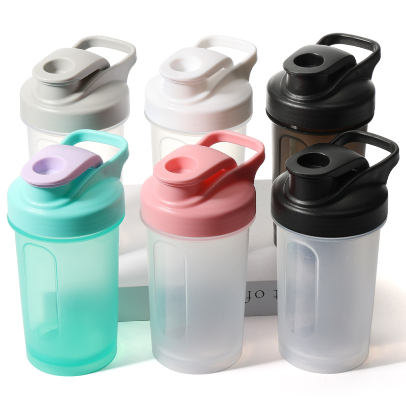 Wholesale 10oz 300ml Shaker Bottles Portable Protein Water Bottle for Gym Mixing Bottle Plastic Outdoor Portable Drink Cup