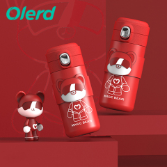 OLERD Kids School Creative Mini Thermos Portable Cute 304 Stainless Steel Water Bottle