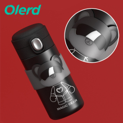 OLERD Kids School Creative Mini Thermos Portable Cute 304 Stainless Steel Water Bottle
