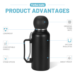 Wholesale Large Capacity Stainless Steel Tumbler Durable Water Bottle Thermal Portable Flask Hot Cold Drinks Logo Tea Mug