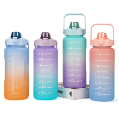 Wholesale Sport Water Bottle Plastic Set Plastic Water Bottles Bpa Free Water Bottle Gym with Custom logo