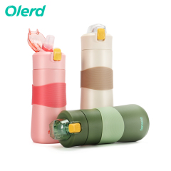 OLERD Lady Kids Students Cute Insulated Vacuum Water Bottle Stainless Steel Mini Thermoses for Girls