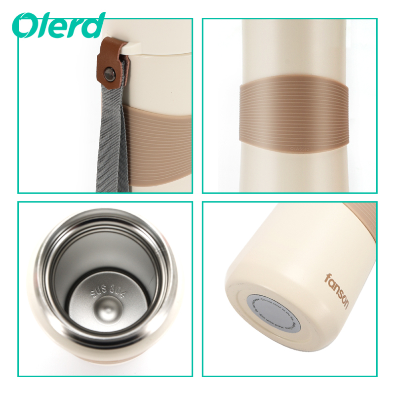 OLERD Lady Kids Students Cute Insulated Vacuum Water Bottle Stainless Steel Mini Thermoses for Girls