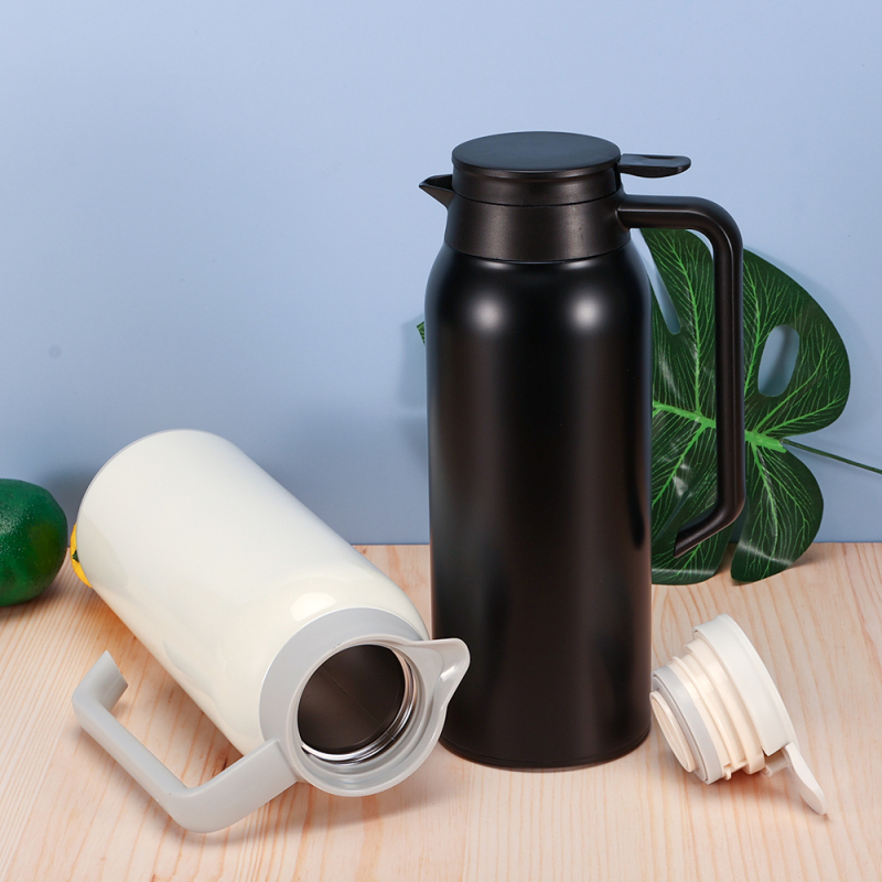 1.5L Large Capacity Stainless Steel Vacuum Flask Travel Pot Outdoor Camping Water Bottle with Handle
