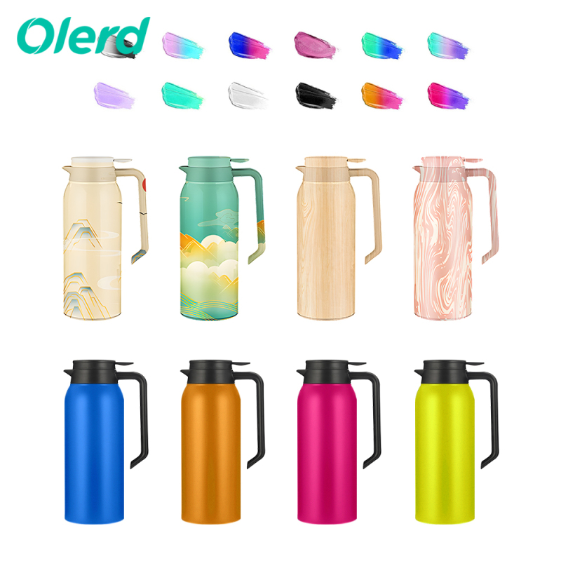 1.5L Large Capacity Stainless Steel Vacuum Flask Travel Pot Outdoor Camping Water Bottle with Handle