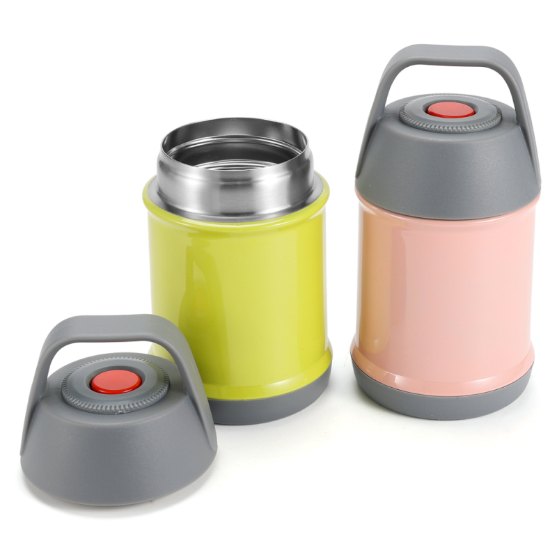 Wholesale Reusable Leakproof Stainless Steel Food Jug With Handle