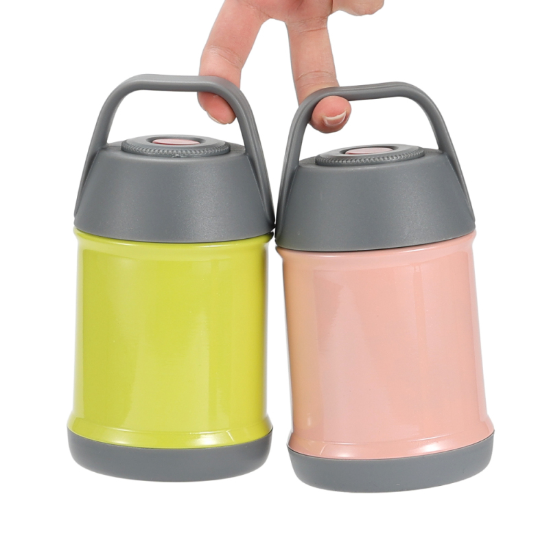 Wholesale Reusable Leakproof Stainless Steel Food Jug With Handle