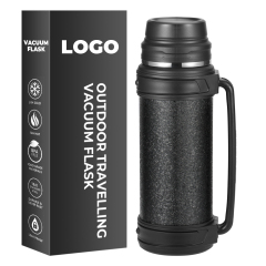 Outdoor Sport 304 Stainless Steel Water Bottle Large Capacity Insulated Bottle Car Portable Travel Kettle Thermal Pot