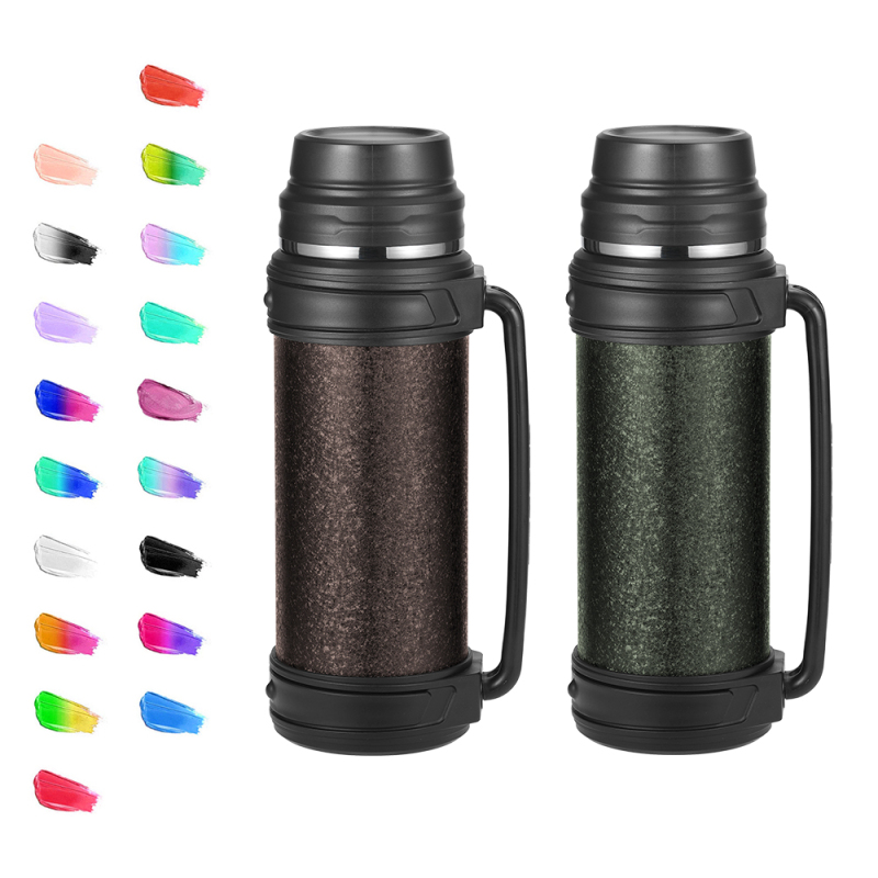 Outdoor Sport 304 Stainless Steel Water Bottle Large Capacity Insulated Bottle Car Portable Travel Kettle Thermal Pot