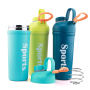 Wholesale Outdoor Vacuum Flask Portable Stainless Steel Sport Water Bottle Handle Lid