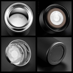 Wholesale 500ml Display Temperature Smart Drink Vacuum Water Bottle with Led Digital Lid