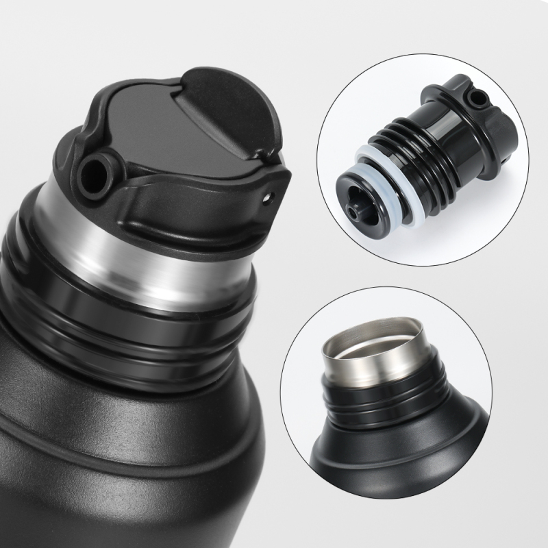 USA 40OZ New Custom Stainless Steel Vacuum Flask Pot 1200ML Thermo Steel Bottle 24h Hot and Cold