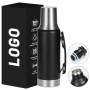 USA 40OZ New Custom Stainless Steel Vacuum Flask Pot 1200ML Thermo Steel Bottle 24h Hot and Cold
