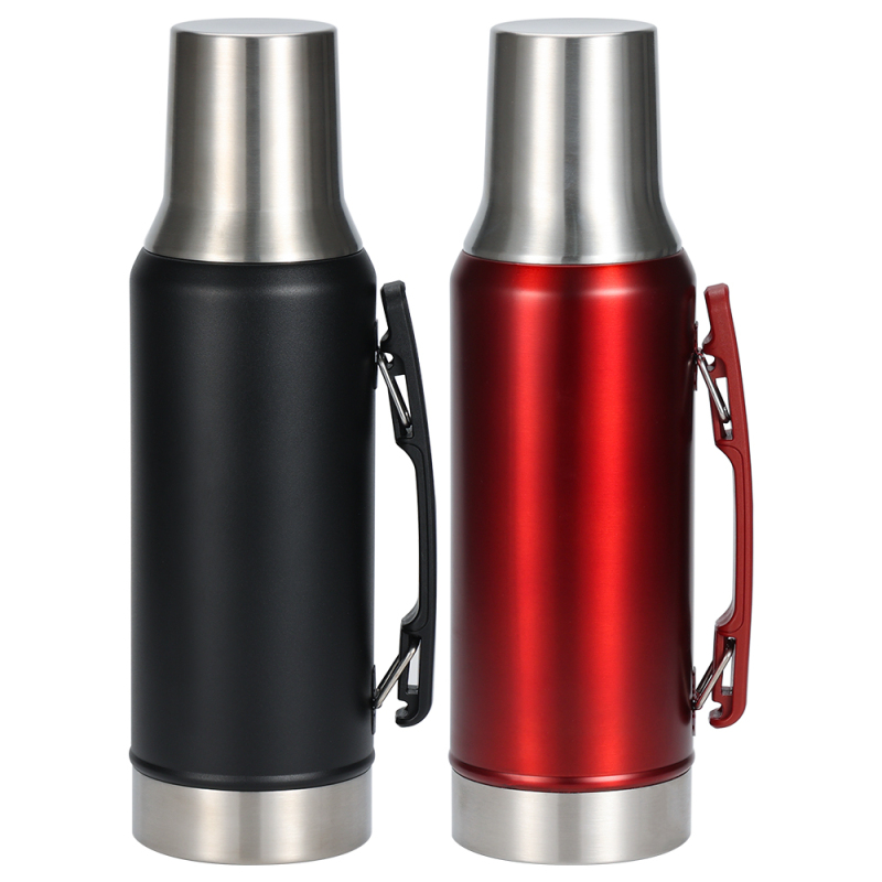 USA 40OZ New Custom Stainless Steel Vacuum Flask Pot 1200ML Thermo Steel Bottle 24h Hot and Cold