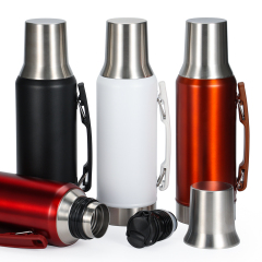 USA 40OZ New Custom Stainless Steel Vacuum Flask Pot 1200ML Thermo Steel Bottle 24h Hot and Cold