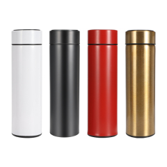 Reusable Food Grade Stainless Steel Intelligent Vacuum Bottle With Led Screen