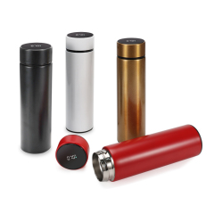 Reusable Food Grade Stainless Steel Intelligent Vacuum Bottle With Led Screen