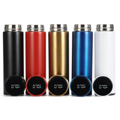 Reusable Food Grade Stainless Steel Intelligent Vacuum Bottle With Led Screen